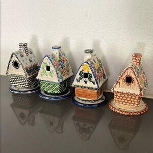 Kali Blue and Green Ceramic Art Set